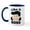 White/Navy Inside, variant on CafePress - Peanuts Emoji Like A Boss - 11 oz Ceramic Mug - Novelty Coffee Tea Cup