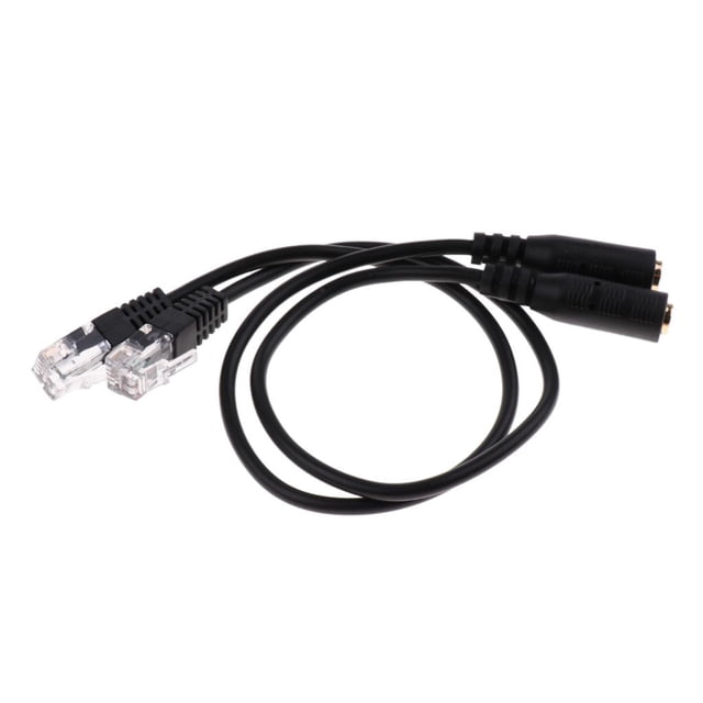Convertidor de Cable de Adaptador de Auriculares Macarena Adaptador de auriculares ABS
