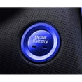 thumbnail image 6 of Blue Keyless Engine Push Start Button & Surrounding Ring For Cadillac Chevy GMC etc, 2pc Aluminum Ring/Cover Set, 6 of 9