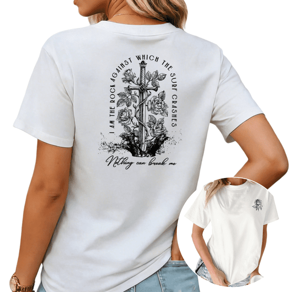 Acotar Fan Night Court Sword Rose Graphic Tees Womans T shirt Shirts Black White S-5XL Tops