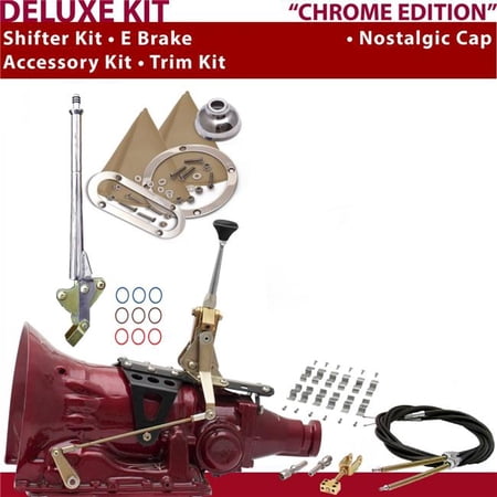 American Shifter 4L60E Shifter Kit 6 in. E Brake Cable Clamp Trim Kit for D435F