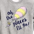 thumbnail image 3 of Dr. Seuss - Oh! The Places I'll Go - Toddler And Youth Crewneck Fleece Sweatshirt, 3 of 6