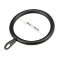 thumbnail image 3 of Uxcell Curtain Rings Metal 1.26 inch Inner Dia Drapery Ring for Curtain Rods Black 28 Pcs, 3 of 5