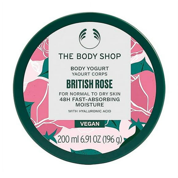THE BODY SHOP BRITISH ROSE BODY YOGURT