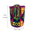 thumbnail image 2 of Colombian Handbags, Mochila Wayuu, 100% Colombian Cotton Handmade Bucket Bag, 2 of 6