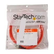 StarTech 9.84' LC To SC Multimode 62.5/125 Duplex Fiber Patch Cable Orange FIBLCSC3