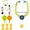 Set C, variant on Door Plunking Game, Adjustable Hanging Table Tennis Trainer Portable Set with Racket & Balls, Doorway Ping Pong Enhanced Coordination Daily for Exercise,Set A