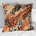 thumbnail image 1 of Designart "Cheetah Spots In Sunset Hues" Animal Throw Pillow - Traditional Pillow For Couch - Insert And Pillows Covers For Living Room Decor, 1 of 5