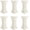 Cream, variant on Cocktail Table Covers-Spandex Round High Top Table Cloths 6 Pack 32x43 Inch-White Stretch Fitted Bar Tall Tablecloth for Pub Bistro Highboy Party Event Banquet Height Folding Satnding Tables