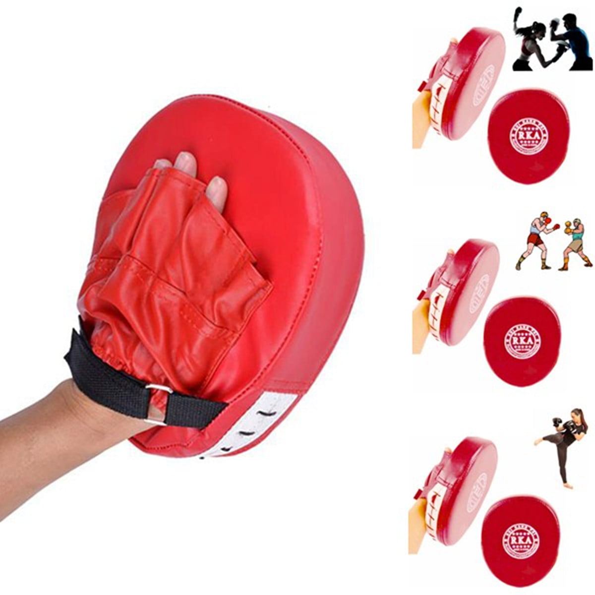 MMA Focus Thai Kick Boxing Training Glove Kungfu Punch Pad Mitt Hand Target  ！ 