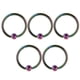 thumbnail image 5 of 60 piezas de acero inoxidable nariz herradura labio lengua ceja Tragus cuerpo joyería Zulema joyería piercing del cuerpo, 5 of 8