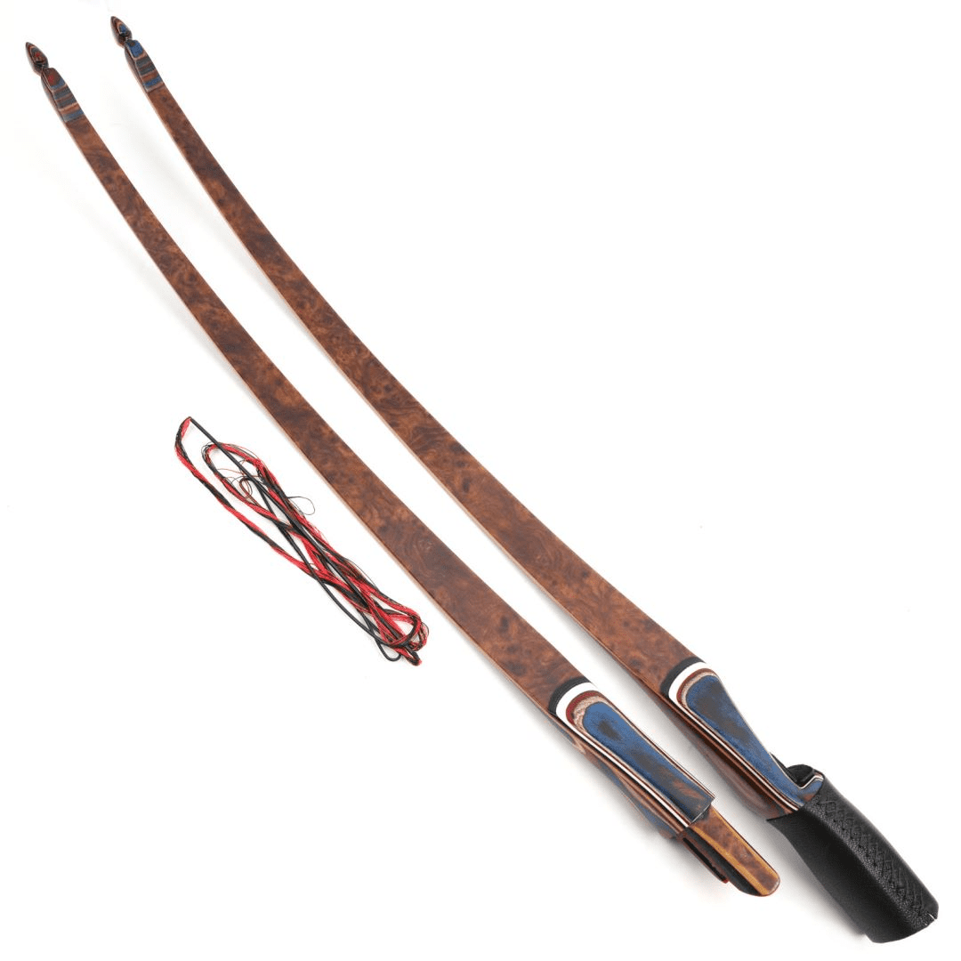 AME 60'' Traditional Longbow 20-55lbs Takedown Triangle Bow Horsebow Hunting Archery (only Bow)