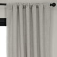 thumbnail image 3 of HPD Half Price Drapes Clay Faux Linen Room Darkening Curtains for Bedroom & Living Room Curtains (1 Panel), Door & Window Curtains 108 inches long, Rod Pocket Curtains & drapes, 50W X 108L, 3 of 12