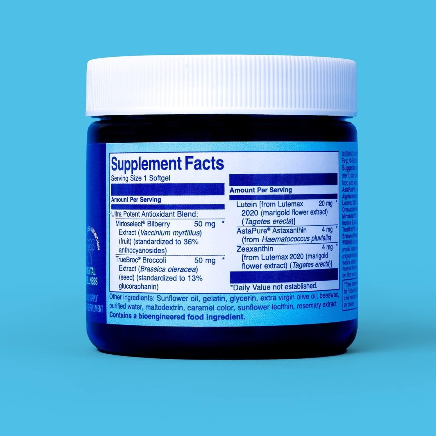 Swanson WIO digital detox: REST, RESET & REFRESH Sleep Better, Blue Light Defense, Mental Wellness, Less Stress, Lutein, Zeaxanthin, Lutemax® - 4 oz Bottle With 30 Softgels (30-Day Supply)