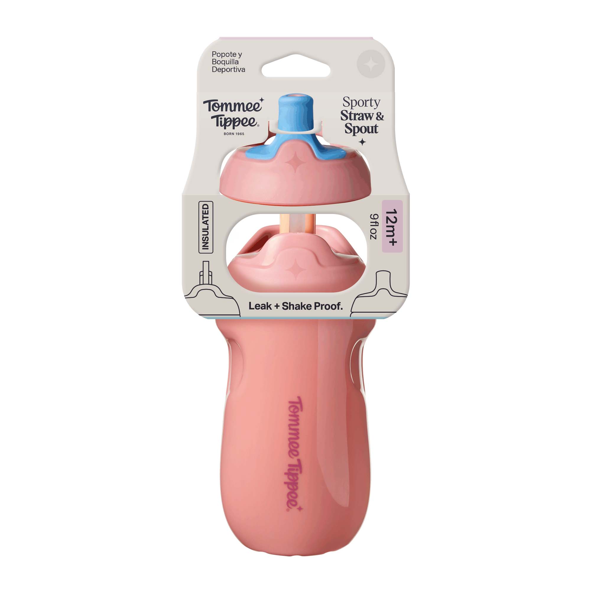 Tommee Tippee Insulated Sporty Toddler Cup, 9oz, Pink photo 7