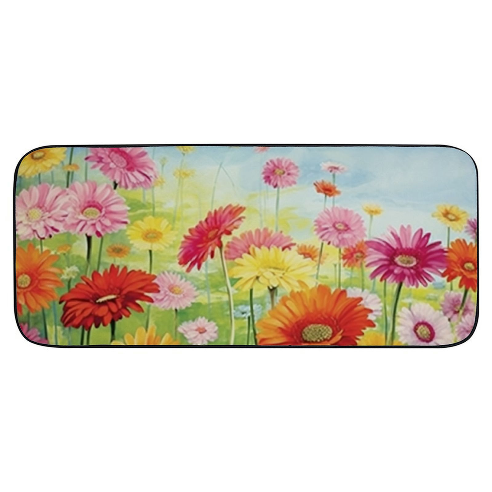 Heduofu Decorative Door Mat, Door Mat with Non-Slip Rubber Backing, Easy Cleaning, Traps Dirt, Rug for , Patio, Garage 19.68*47.24 in