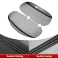 thumbnail image 4 of KBH Car Center Console Lid Armrest Cover for 2005-2010 Acura RL, Black Leather Skin Upholstery Replacement Cover for Interior Accessories, 4 of 5