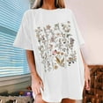 thumbnail image 6 of Summer Savings! Short Sleeve Womens Tops Summer Womens Tops Casual Printed Tops for Women Trendy Plus Size Tops, 6 of 7