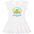 thumbnail image 3 of Inktastic Summer Enjoy the Sunshine Jacksonville Florida in Blue Girls Toddler Dress, 3 of 5