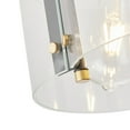 thumbnail image 6 of Aiwen 3-Light Flush Mount Ceiling Lamp Modern Novelty Light Fixture With Glass Shade, 6 of 7
