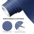 thumbnail image 4 of Yescom 5x100ft 3D Carbon Fiber Vinyl Wrap Roll Air Release Sticker Vehicle Motorcycle, 4 of 10