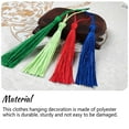 thumbnail image 6 of 100 Pieces Decoration Tassel DIY Craft Pendant Chinese Style Ornament Garment Decorative Accessory for Dressmaker Craftsman Type 3, 6 of 8