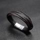 thumbnail image 3 of Pulsera de cuerda de cuero tejida a mano Zorcvens para hombre nueva moda modelo 10493 84196, 3 of 5