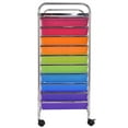 thumbnail image 4 of Costway 20 Drawer Rolling Storage Cart Scrapbook Paper Office School Organizer, 4 of 7