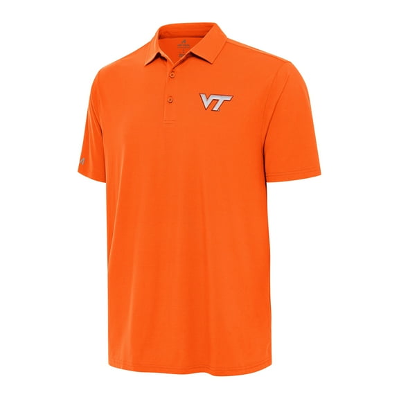 Men's Antigua Orange Virginia Tech Hokies Era Polo