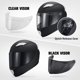thumbnail image 2 of Casco de moto JQF Gear WS-607 integral aprobado por el DOT, 2 of 9