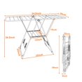 thumbnail image 2 of Costway Laundry Clothes Storage Drying Rack Portable Folding Dryer Hanger Heavy Duty, 2 of 10