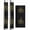 Black, variant on 2 PCS Refrigerator Door Handle Covers, Mistletoe Leaf Adjustable Kitchen Appliance Handle Cover Rustic Twine Bow Dark Green Leaves Botanical Non Slip Fridge Oven Stove Dishwasher Handle Protector