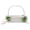 Beige, variant on Nieyigj Hand Woven Flower Girl Basket Romantic Elegant Lightweight Wedding Petals Basket for Bride Fruit Basket Decorative Object with Lace Satin Details Beige 12.6 inches / 32 cm Length