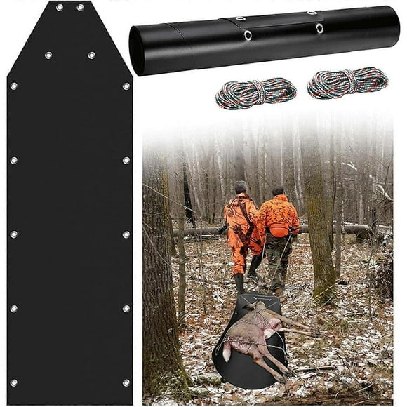 Deer Drag Sled Portable Heavy Duty Hunting Game Sled with Pull Rope for Hauling Deer Wild Boar Antelope Grouse and Fish Hunting