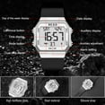 thumbnail image 5 of READ Men's Wristwatches, Digital Watches, Men's Sports Watches, Unisex Digital Wristwatch, Metal Case LCD Digital Watches, Men's Digital Watches, 5 of 8
