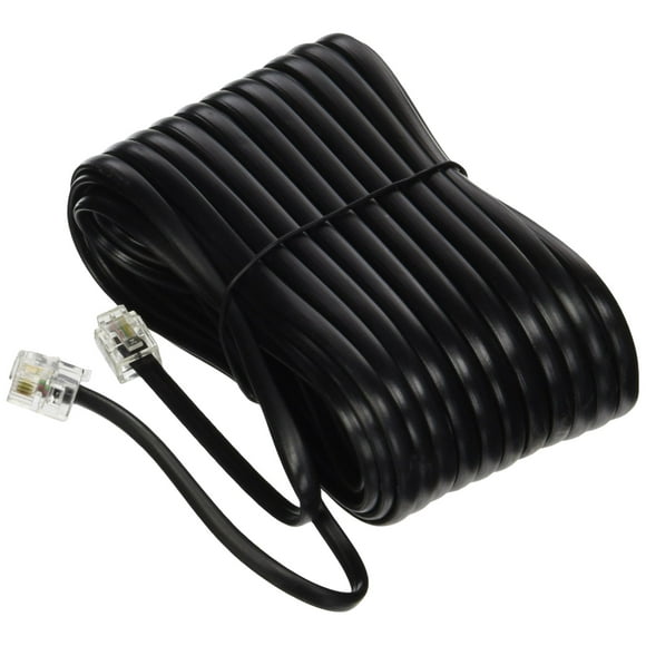 Trisonic Rallonge de Téléphone de 50 Pieds Câble Ligne Fil