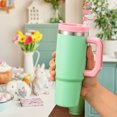 thumbnail image 4 of Cook With Color 6 Piece Straw Topper Set, Reusable Straw Covers, Universal Fit, Dishwasher Safe, Bunny, 4 of 5