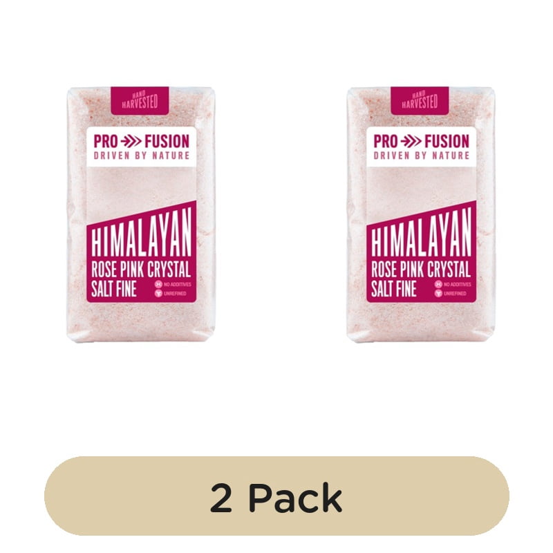 Profusion Himalayan Rose Pink Salt Fine 500g, British Import (Pack of 2)