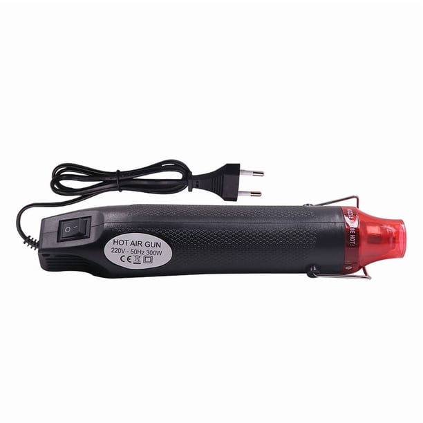 Pistola de aire caliente de 300 W para envolver, hacer manualidades y calentar