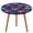 style-3, variant on Flamingo Pattern Round Fitted Tablecloth with Flannel Backing Elastic Table Cloth Waterproof Oil-Proof Plastic Table Cover Table Up 40"-54" Diameter)