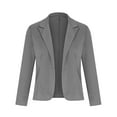 thumbnail image 4 of Blazers for Women Clearance Women's Casual Blazer Jackets Suit Long Sleeve Open Front with Button Pockets for Business Office, 4 of 6