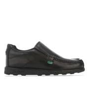 Boy's Kickers Junior Fragma Slip Shoe in Black