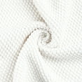 thumbnail image 6 of PiccoCasa 100% Cotton Soft Knitted Throw Solid Blanket for Couch Sofa Bedroom, White 60"x79", 6 of 8