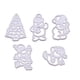thumbnail image 1 of Galletas De Navidad, Árbol De Navidad, Papá Noel, Copo De Nieve, Muñeco De Nieve, Formas De Reno, Molde Para Hornear, Bandeja Para Dulces, Pudín, Jalea, Pastel, Jabón Yuarrent HA042329-01, 1 of 6