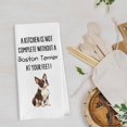 thumbnail image 3 of Paño de cocina Geqtt Boston Terrier 41x61 cm tejido tipo waffle, 3 of 5