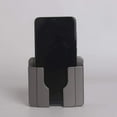 thumbnail image 3 of 2PCS Sticky on Wall Stand Mount Mobile Phone Charger Socket Pocket, Storage Box Cell Phone Remote Control Holder, Damage-Free Universal Dock Case with Double Sieded Foam Tape (Grey ), 3 of 5