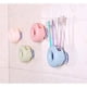 thumbnail image 2 of Organizador de cepillos de dientes con ventosa fuerte para baño, 4 agujeros (beige), 2 of 5