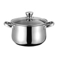 thumbnail image 1 of Olla de acero inoxidable resistente, moderna y apta para todo tipo de cocinas. Plata, 1 of 9