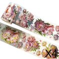 thumbnail image 1 of Pegatinas para álbumes de recortes,Cinta washi de PET para diario de álbumes de recortes DIY,Cinta adhesiva decorativa para álbumes de recortes,Cinta adhesiva para manual Manualidades Fácil, 1 of 8