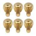 thumbnail image 4 of 50Pcs Flat Knurled Thumb Screw Wring Round Head Pure Copper Non Slip Industrial Supplies(M5 x 10mm ), 4 of 5